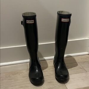 Hunter Classic Black Tall Boots